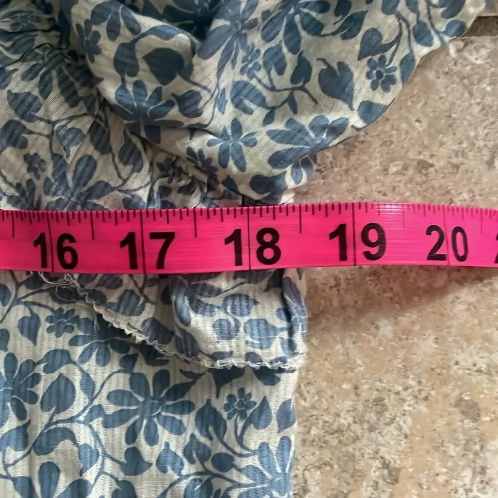 J.Crew Flutter-sleeve shirt in shadow stripe floral